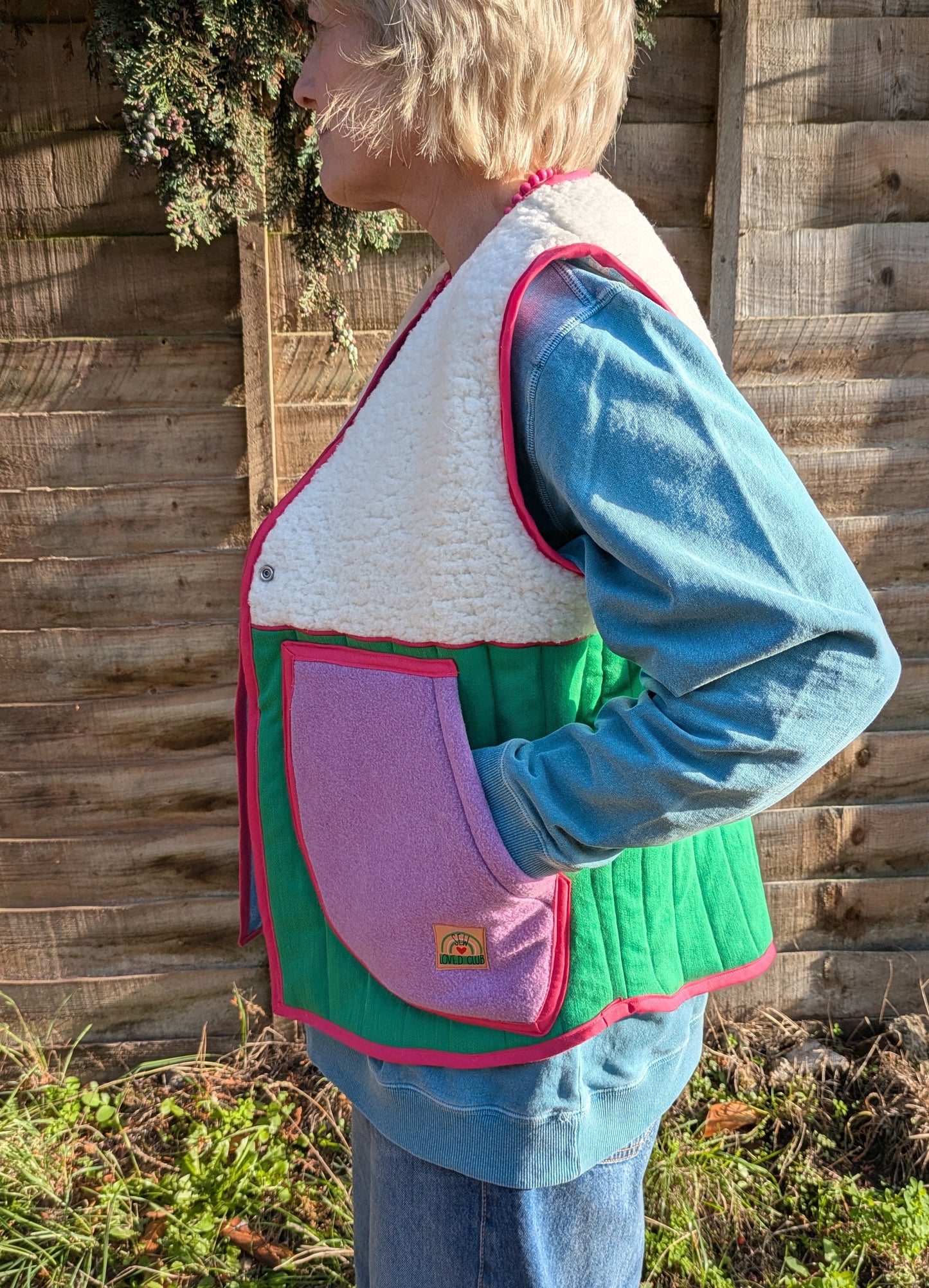 Bright Colour Mix Gilet