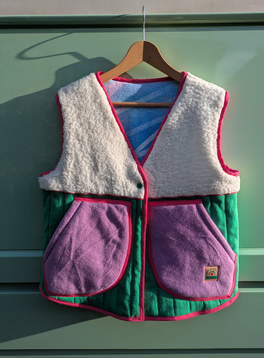 Bright Colour Mix Gilet
