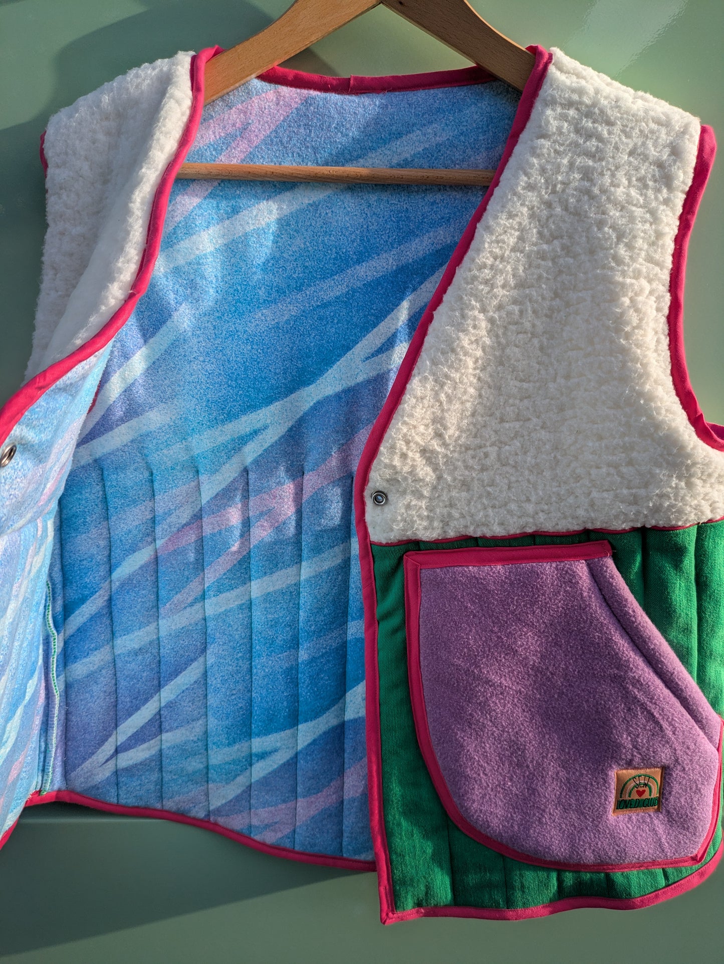 Bright Colour Mix Gilet