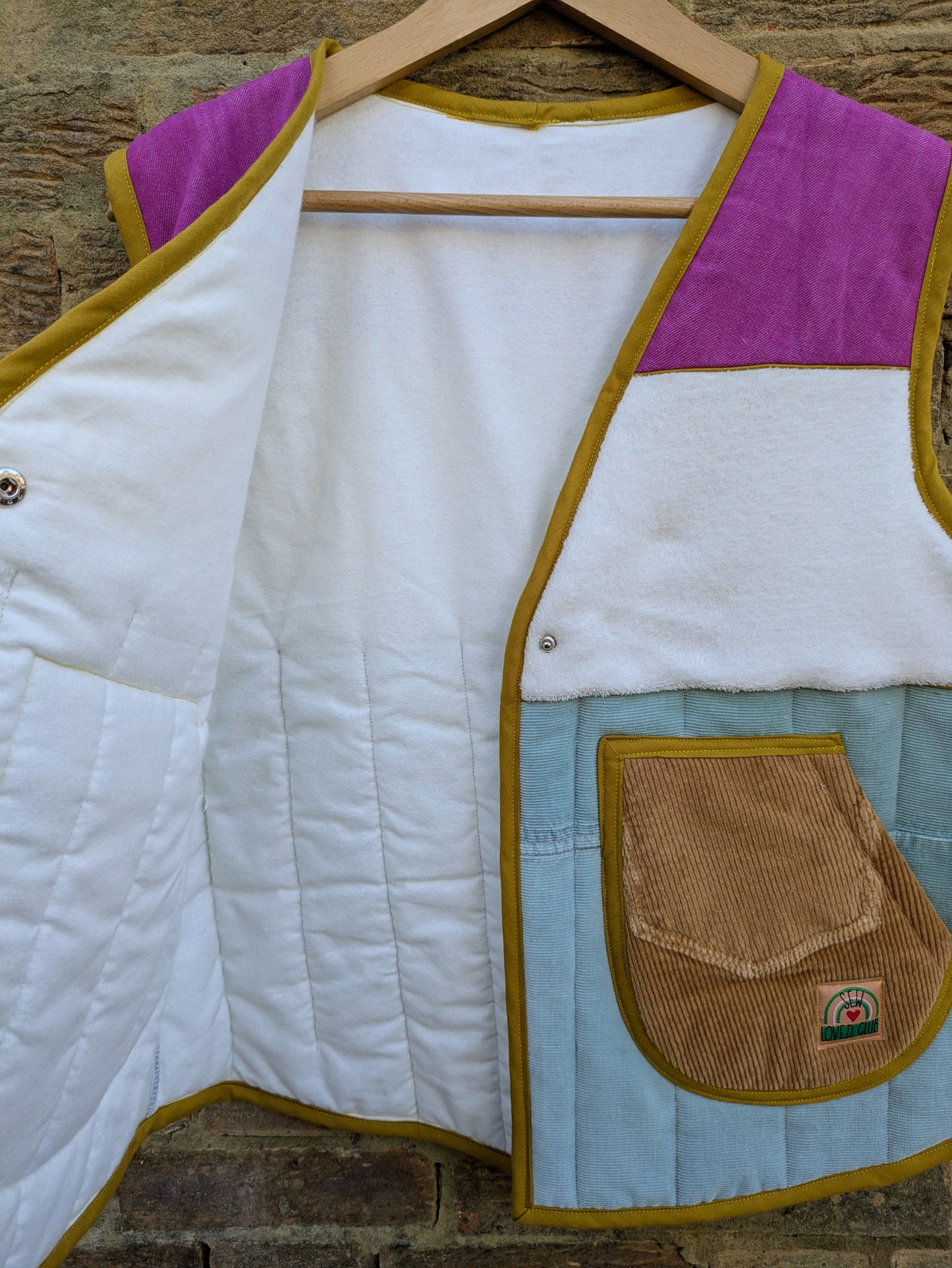 Bright Colour Blocked Gilet