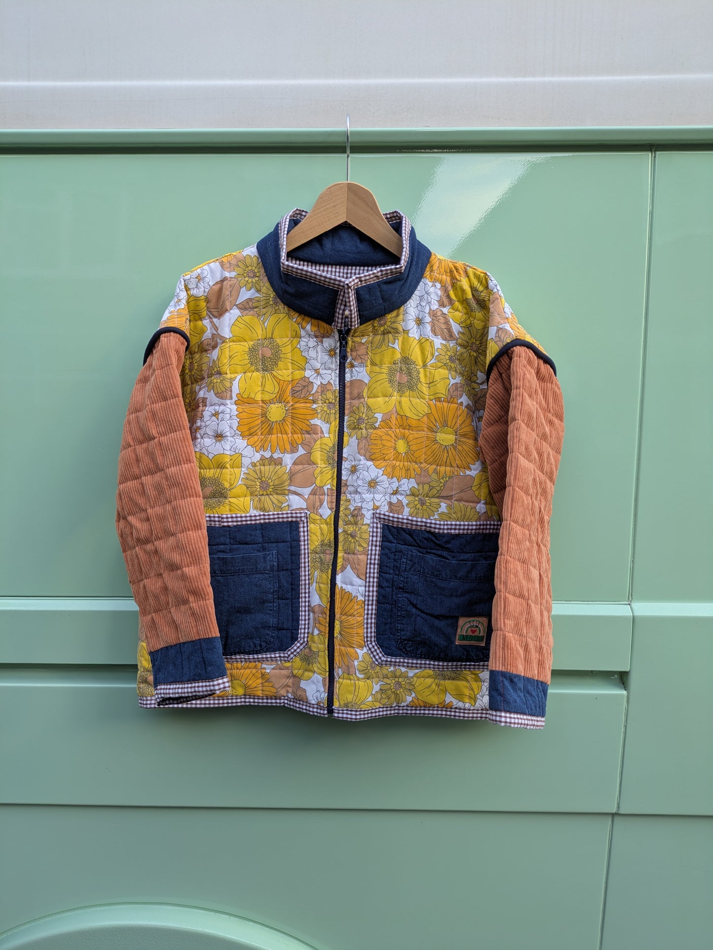 Quilted Floral Mix Jacket