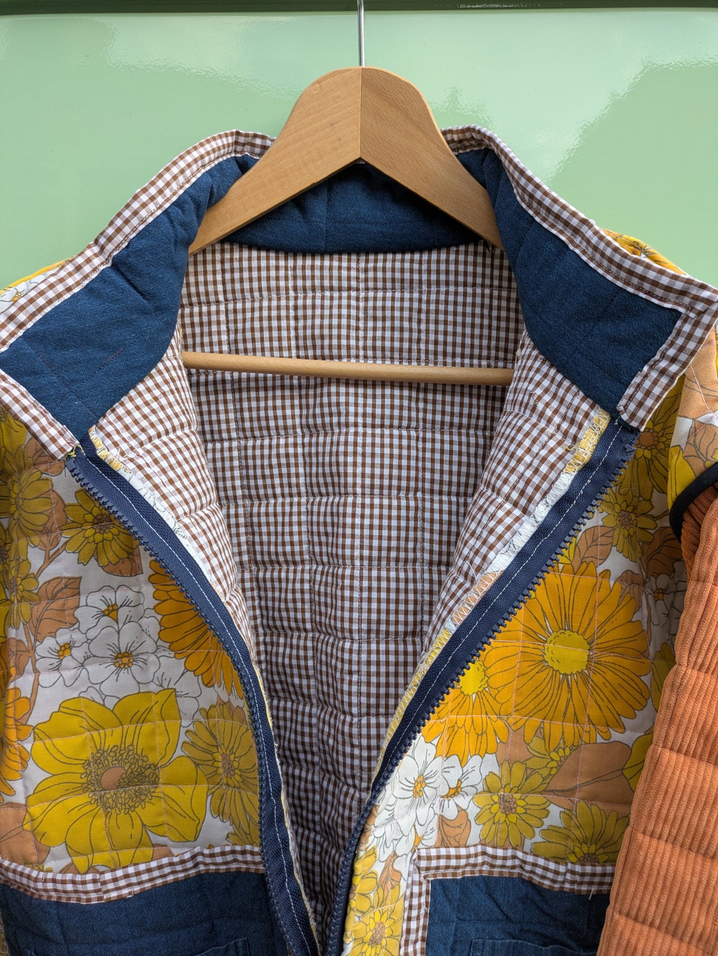 Quilted Floral Mix Jacket